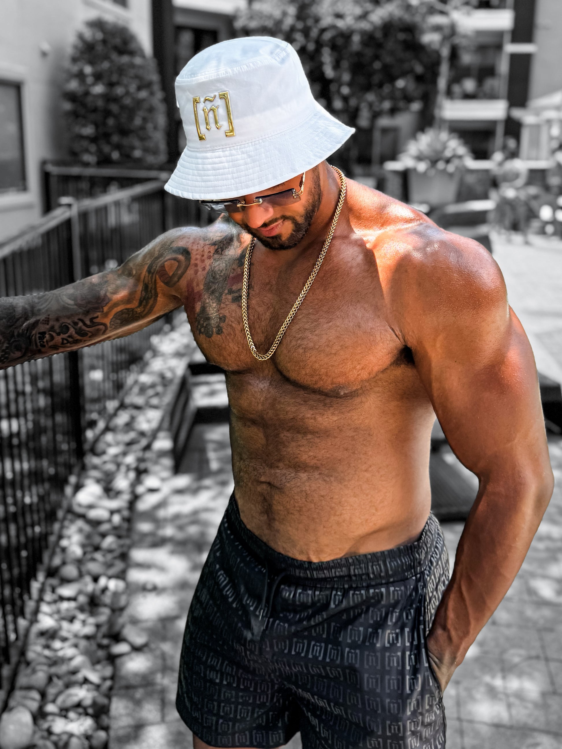 White Bucket Hat